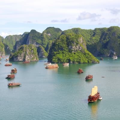  Vélo au cœur de la baie d'Halong terrestre